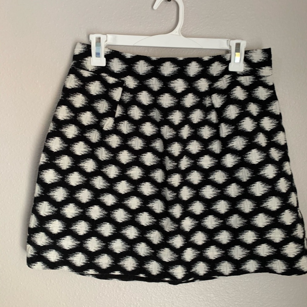 Black and white skirt